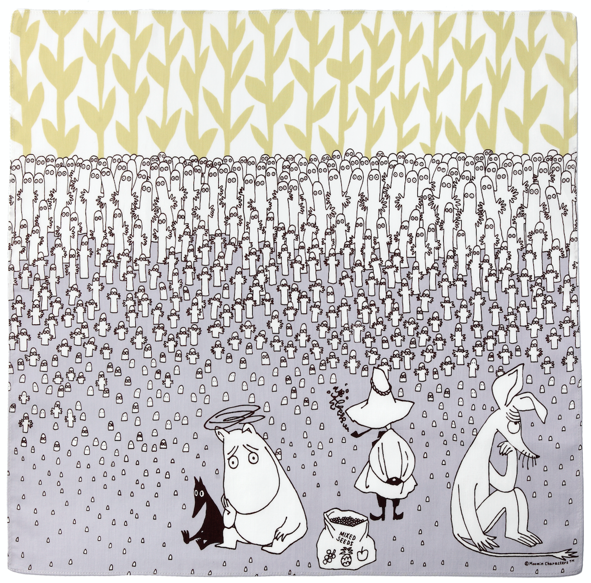 ムーミンハンカチ ニョロニョロの種