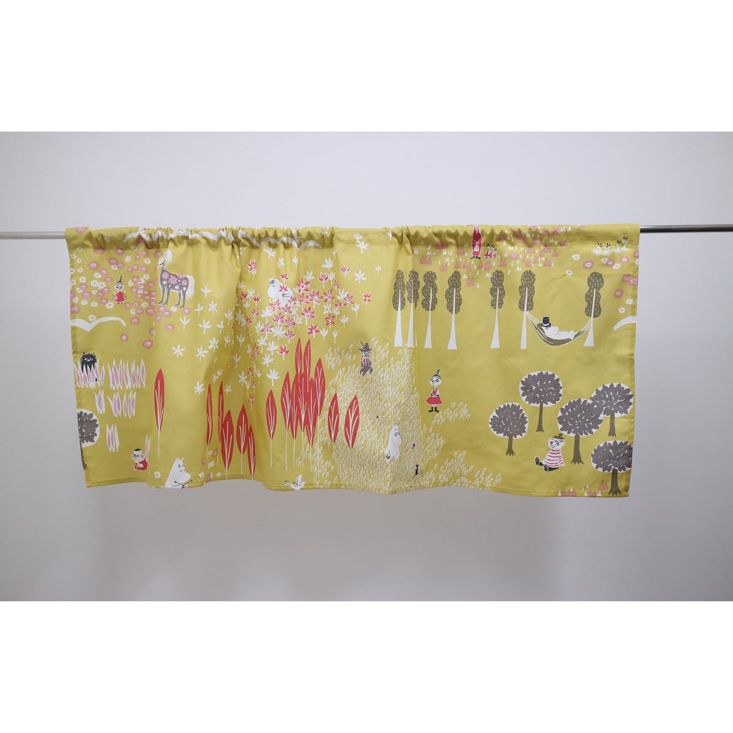 ムーミンカフェカーテン ここにいるよ