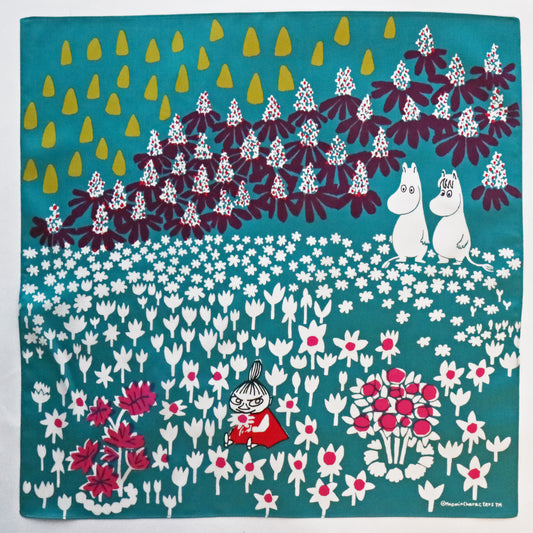 ムーミンハンカチ お花畑のミイ