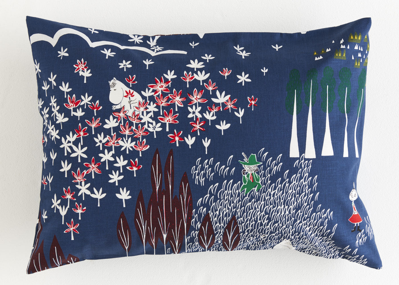 ムーミンピローケース ここにいるよ