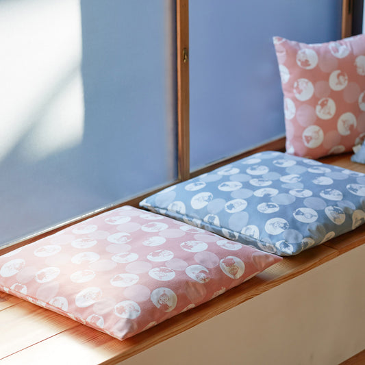 ムーミン座布団カバー バブルドットのミイ