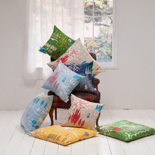 ムーミンクッションカバー ここにいるよ